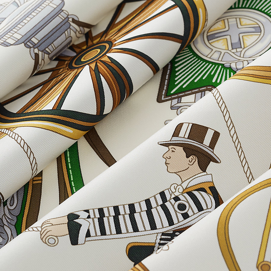 Stately Wheels scarf 90 | Hermès USA